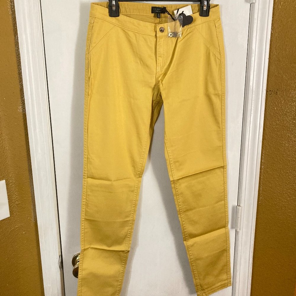 Twin Set junior ladies size 14 / 16 (fits women's S-M) mustard 'jeggings' pants